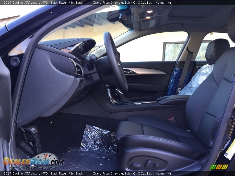 Jet Black Interior - 2017 Cadillac ATS Luxury AWD Photo #9