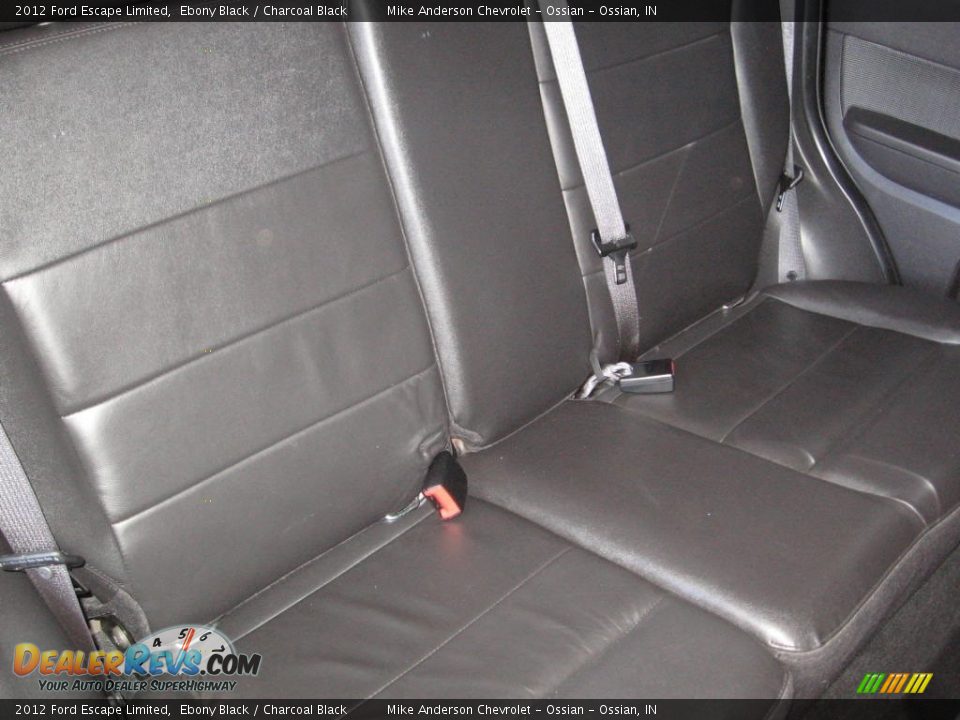 2012 Ford Escape Limited Ebony Black / Charcoal Black Photo #14