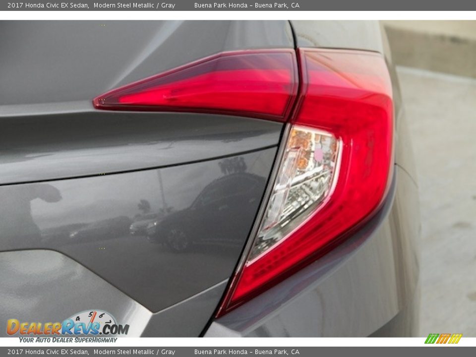 2017 Honda Civic EX Sedan Modern Steel Metallic / Gray Photo #4