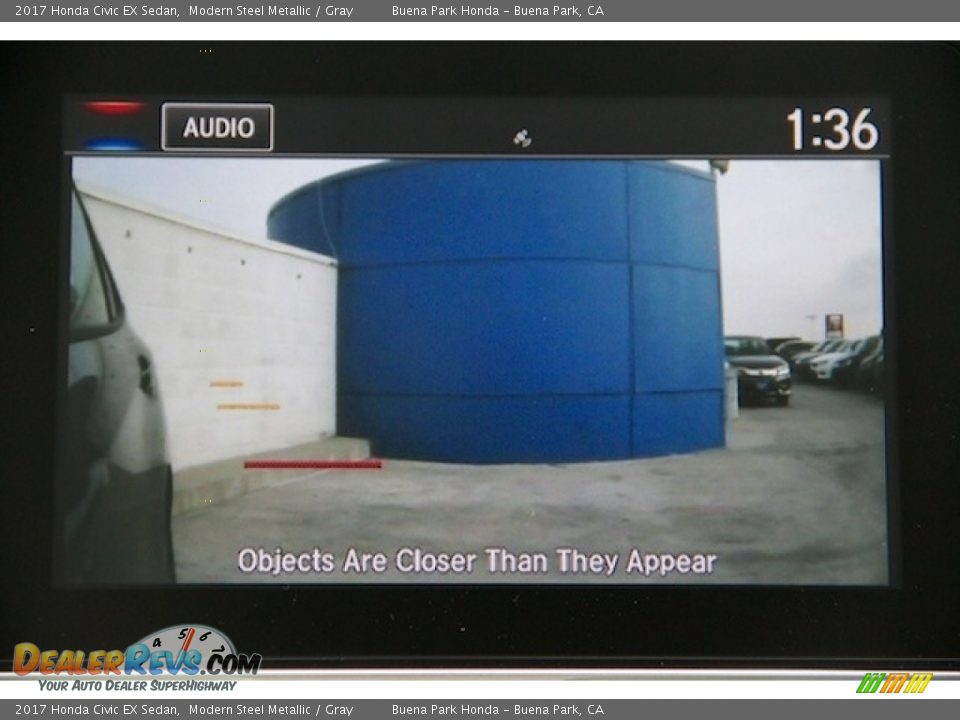 2017 Honda Civic EX Sedan Modern Steel Metallic / Gray Photo #7