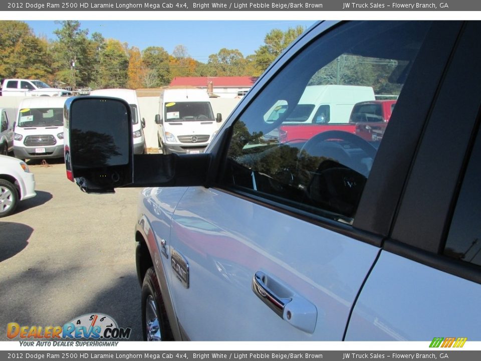 2012 Dodge Ram 2500 HD Laramie Longhorn Mega Cab 4x4 Bright White / Light Pebble Beige/Bark Brown Photo #17