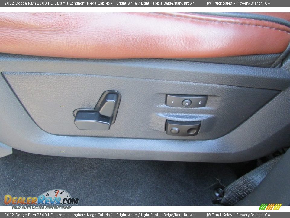 2012 Dodge Ram 2500 HD Laramie Longhorn Mega Cab 4x4 Bright White / Light Pebble Beige/Bark Brown Photo #21