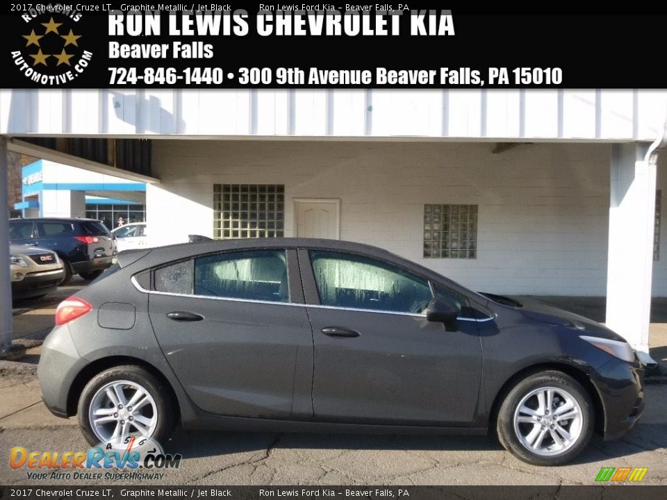 2017 Chevrolet Cruze LT Graphite Metallic / Jet Black Photo #1