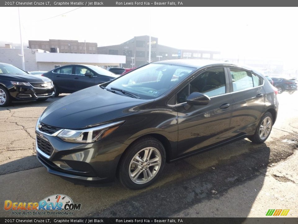 2017 Chevrolet Cruze LT Graphite Metallic / Jet Black Photo #7