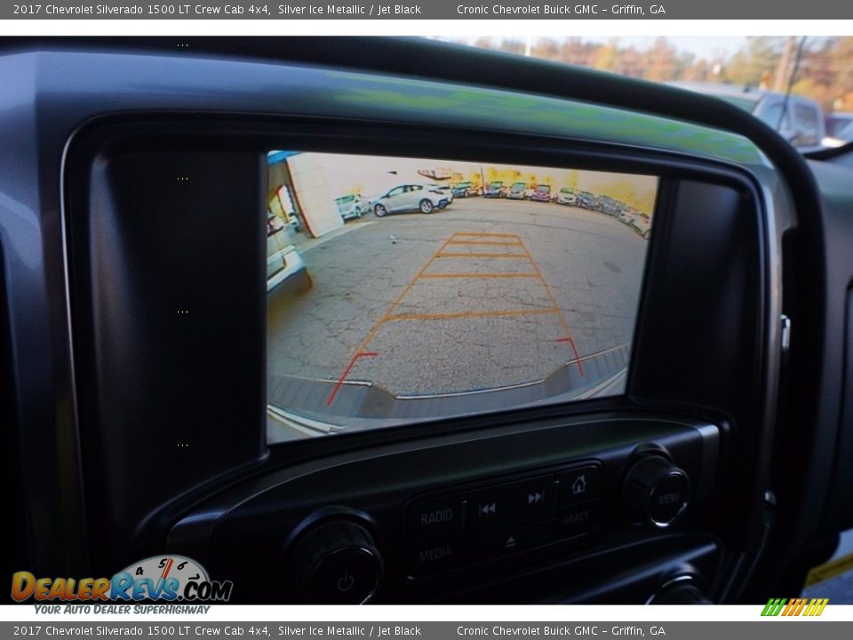 2017 Chevrolet Silverado 1500 LT Crew Cab 4x4 Silver Ice Metallic / Jet Black Photo #14