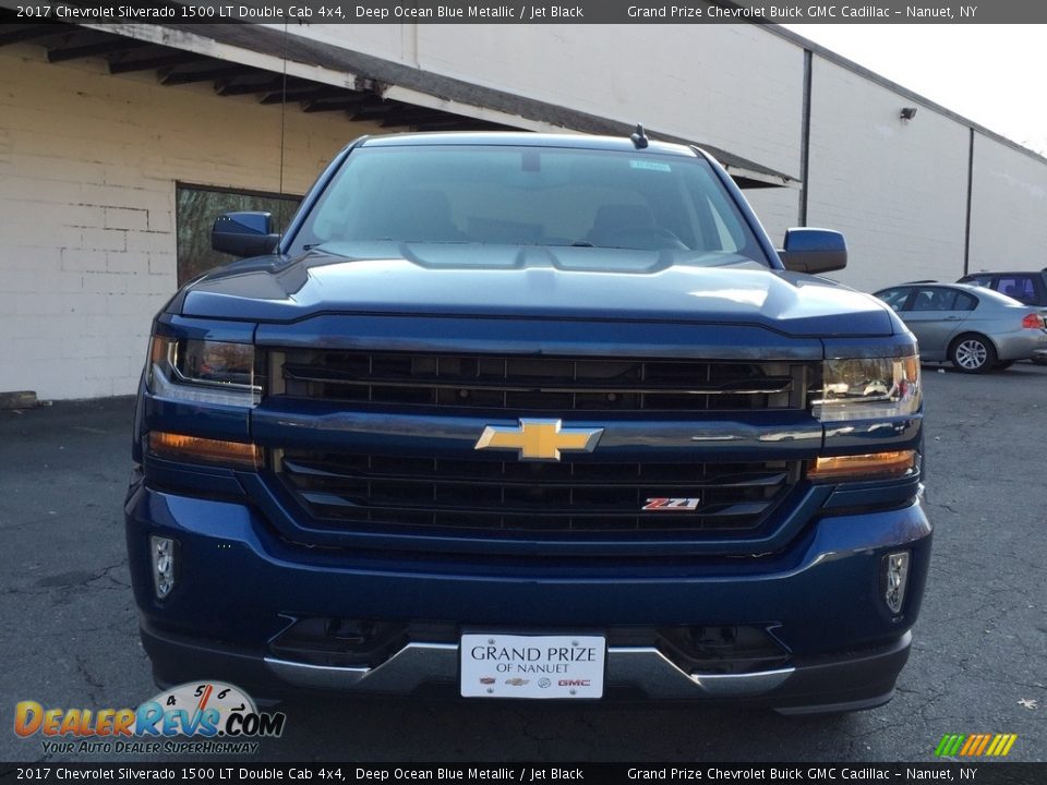 2017 Chevrolet Silverado 1500 LT Double Cab 4x4 Deep Ocean Blue Metallic / Jet Black Photo #2