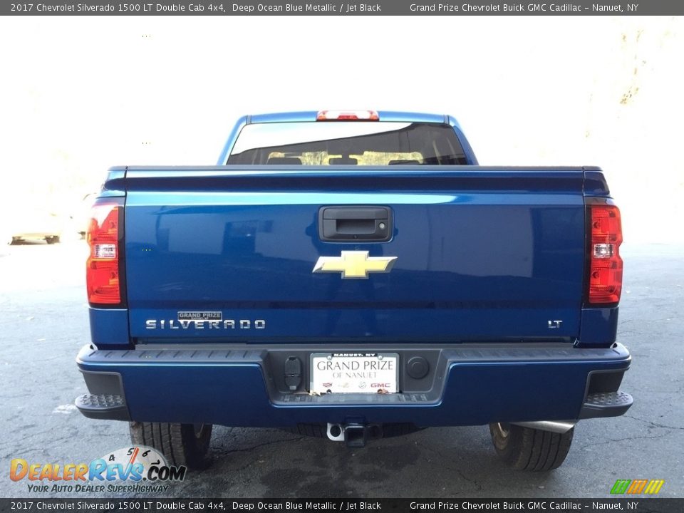 2017 Chevrolet Silverado 1500 LT Double Cab 4x4 Deep Ocean Blue Metallic / Jet Black Photo #5