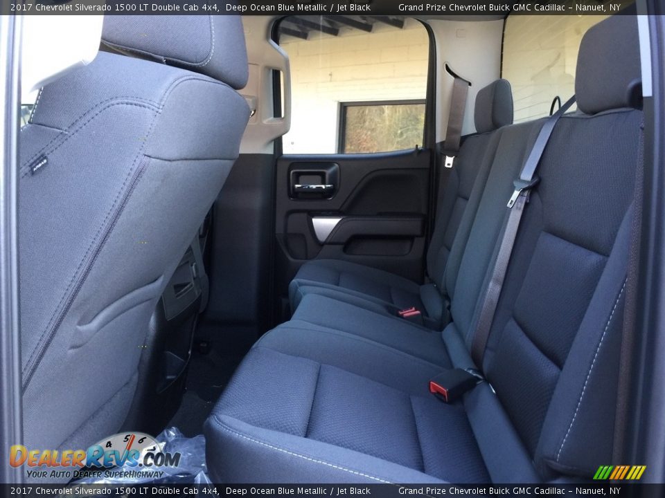 2017 Chevrolet Silverado 1500 LT Double Cab 4x4 Deep Ocean Blue Metallic / Jet Black Photo #7