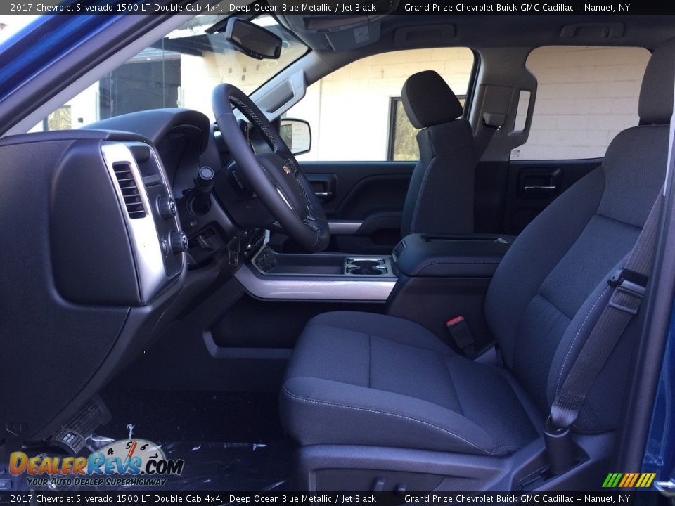 2017 Chevrolet Silverado 1500 LT Double Cab 4x4 Deep Ocean Blue Metallic / Jet Black Photo #9