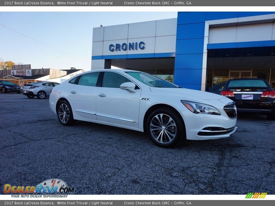 2017 Buick LaCrosse Essence White Frost Tricoat / Light Neutral Photo #1