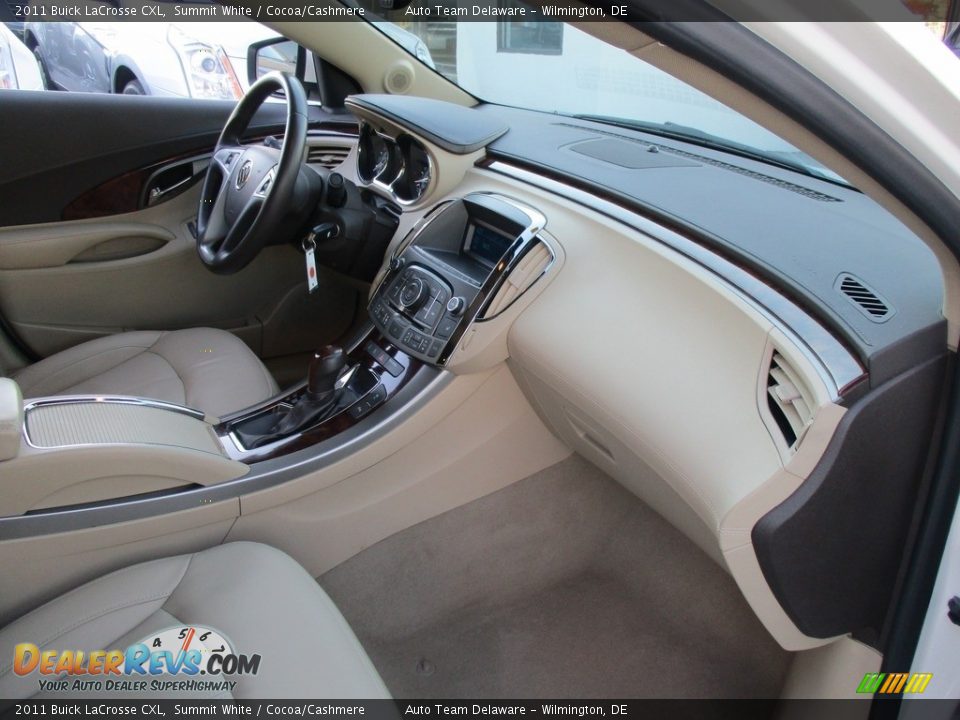 2011 Buick LaCrosse CXL Summit White / Cocoa/Cashmere Photo #15