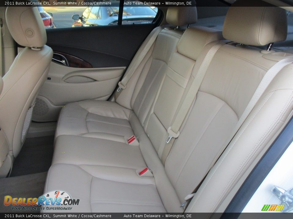2011 Buick LaCrosse CXL Summit White / Cocoa/Cashmere Photo #19
