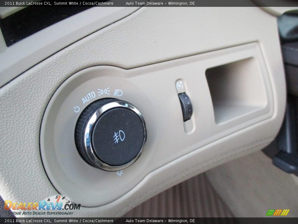 2011 Buick LaCrosse CXL Summit White / Cocoa/Cashmere Photo #33