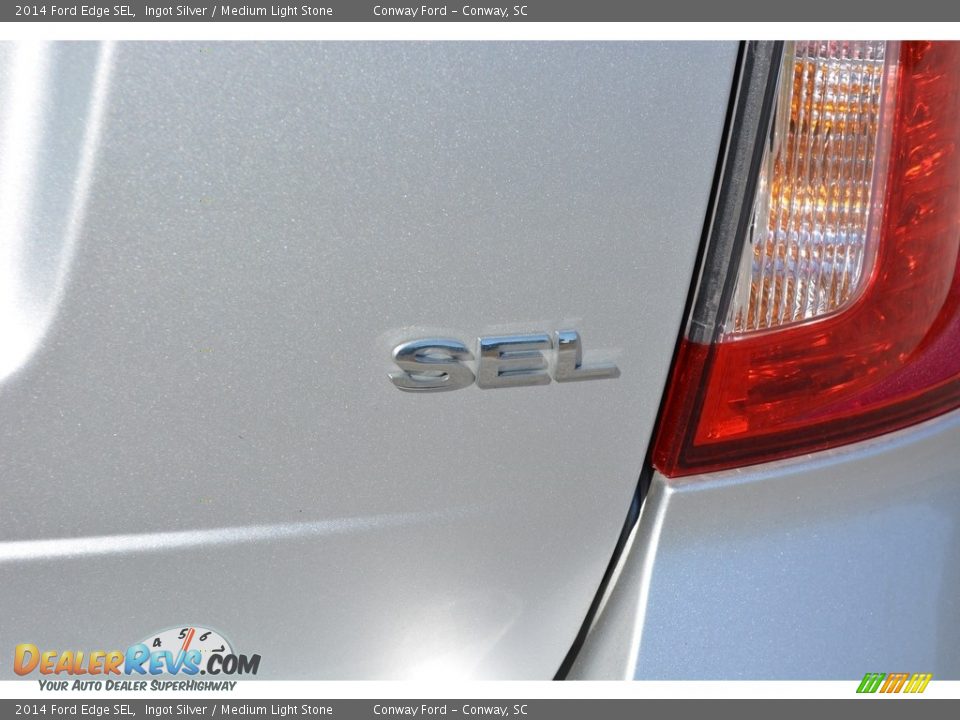 2014 Ford Edge SEL Ingot Silver / Medium Light Stone Photo #5