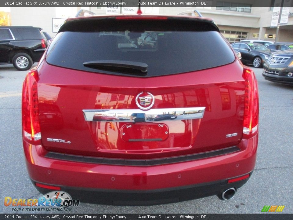 2014 Cadillac SRX Luxury AWD Crystal Red Tintcoat / Ebony/Ebony Photo #5