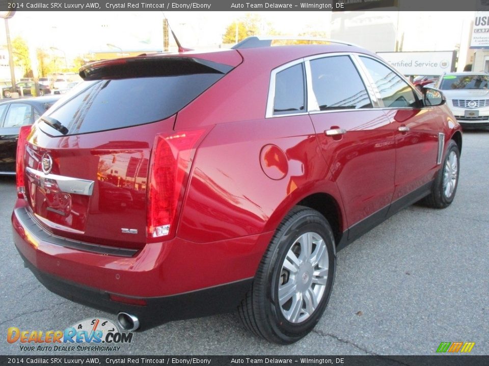 2014 Cadillac SRX Luxury AWD Crystal Red Tintcoat / Ebony/Ebony Photo #6