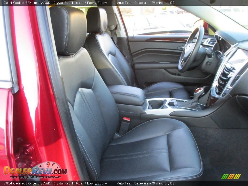 2014 Cadillac SRX Luxury AWD Crystal Red Tintcoat / Ebony/Ebony Photo #18