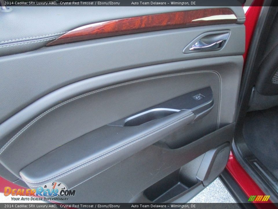 2014 Cadillac SRX Luxury AWD Crystal Red Tintcoat / Ebony/Ebony Photo #24
