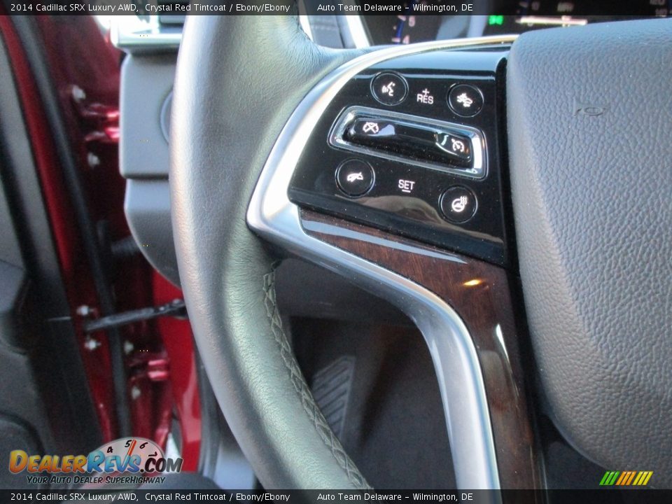 2014 Cadillac SRX Luxury AWD Crystal Red Tintcoat / Ebony/Ebony Photo #36