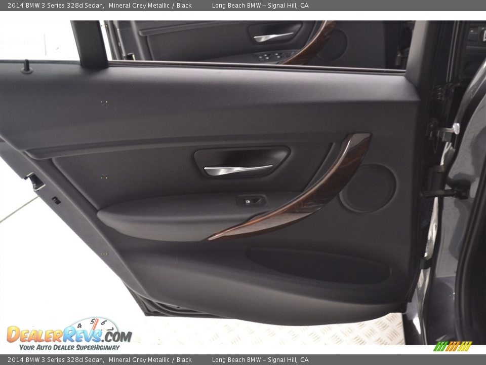 2014 BMW 3 Series 328d Sedan Mineral Grey Metallic / Black Photo #12