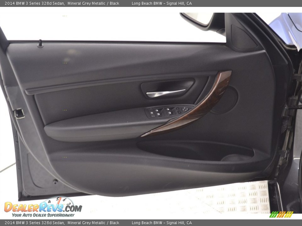 2014 BMW 3 Series 328d Sedan Mineral Grey Metallic / Black Photo #13