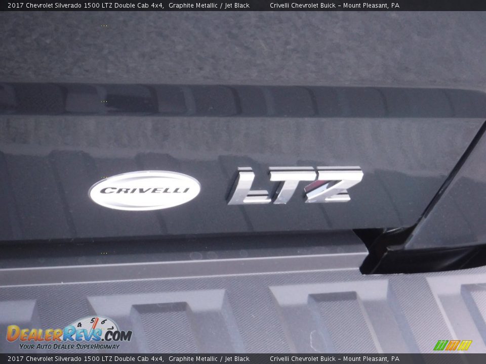 2017 Chevrolet Silverado 1500 LTZ Double Cab 4x4 Graphite Metallic / Jet Black Photo #8