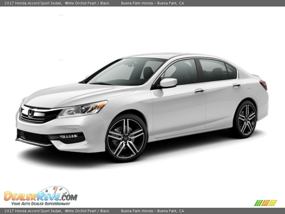 2017 Honda Accord Sport Sedan White Orchid Pearl / Black Photo #17