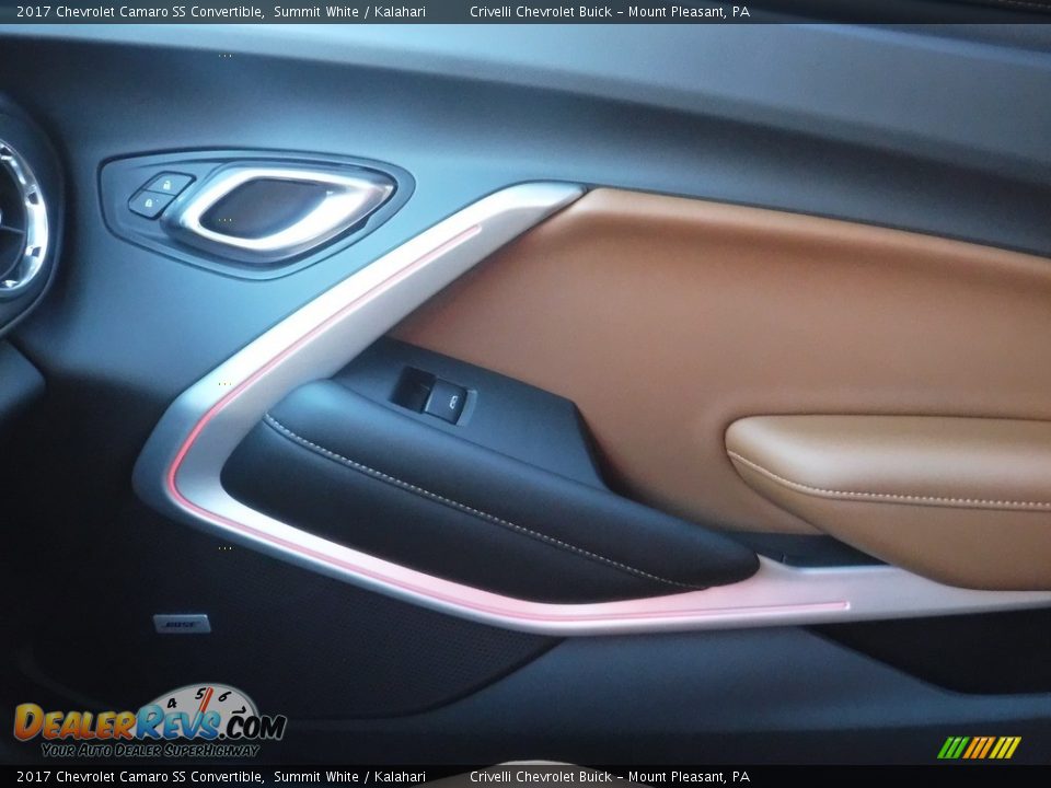 Door Panel of 2017 Chevrolet Camaro SS Convertible Photo #18