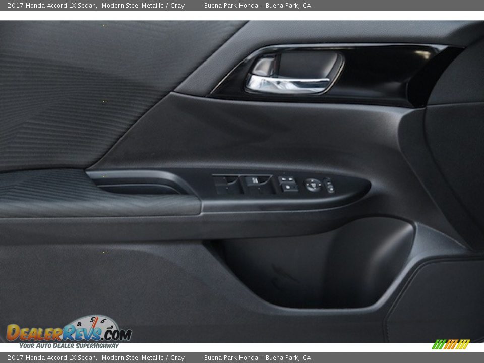 2017 Honda Accord LX Sedan Modern Steel Metallic / Gray Photo #7