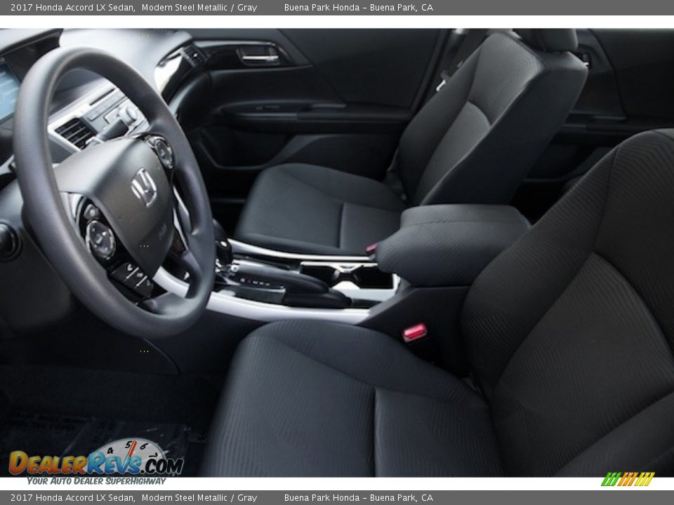 2017 Honda Accord LX Sedan Modern Steel Metallic / Gray Photo #8