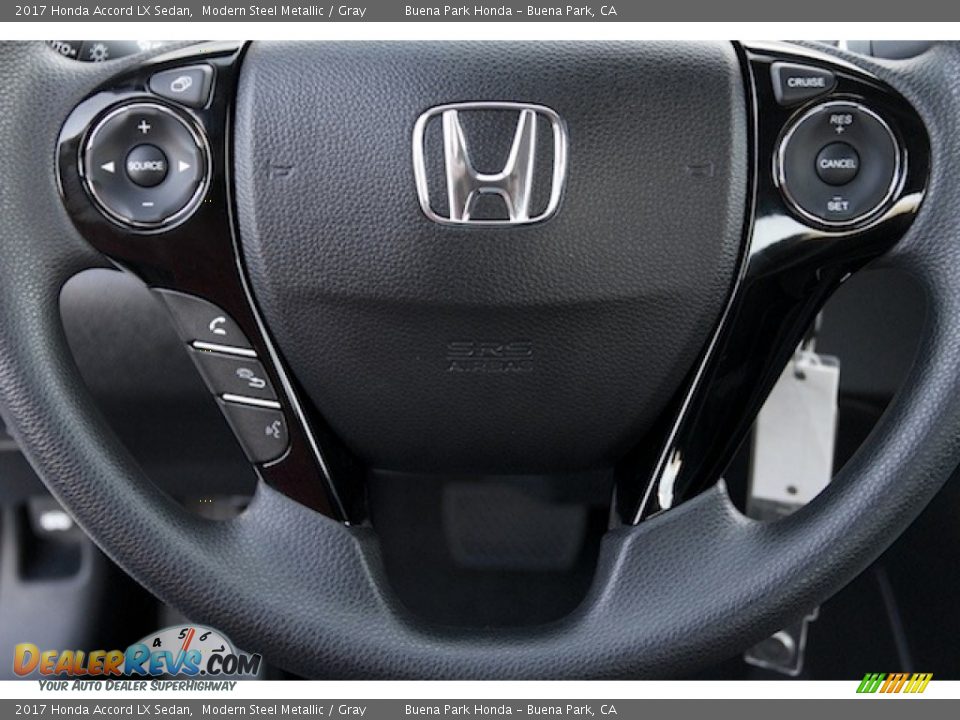 2017 Honda Accord LX Sedan Modern Steel Metallic / Gray Photo #9