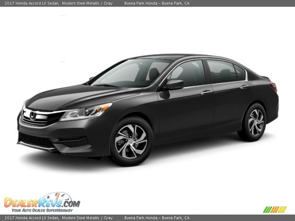 2017 Honda Accord LX Sedan Modern Steel Metallic / Gray Photo #17