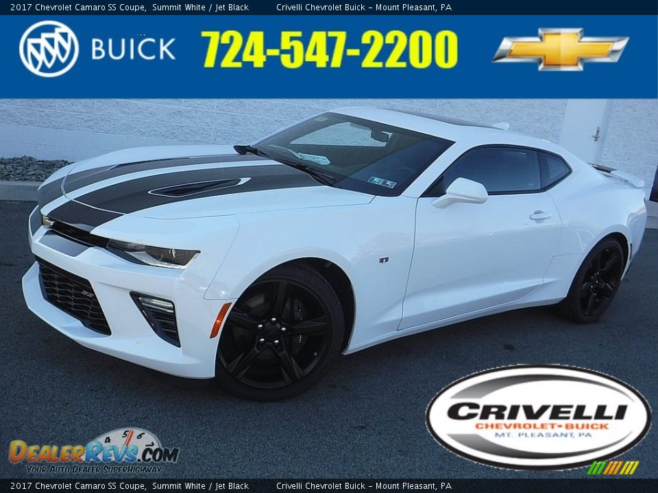 2017 Chevrolet Camaro SS Coupe Summit White / Jet Black Photo #2