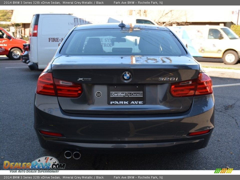 2014 BMW 3 Series 328i xDrive Sedan Mineral Grey Metallic / Black Photo #4