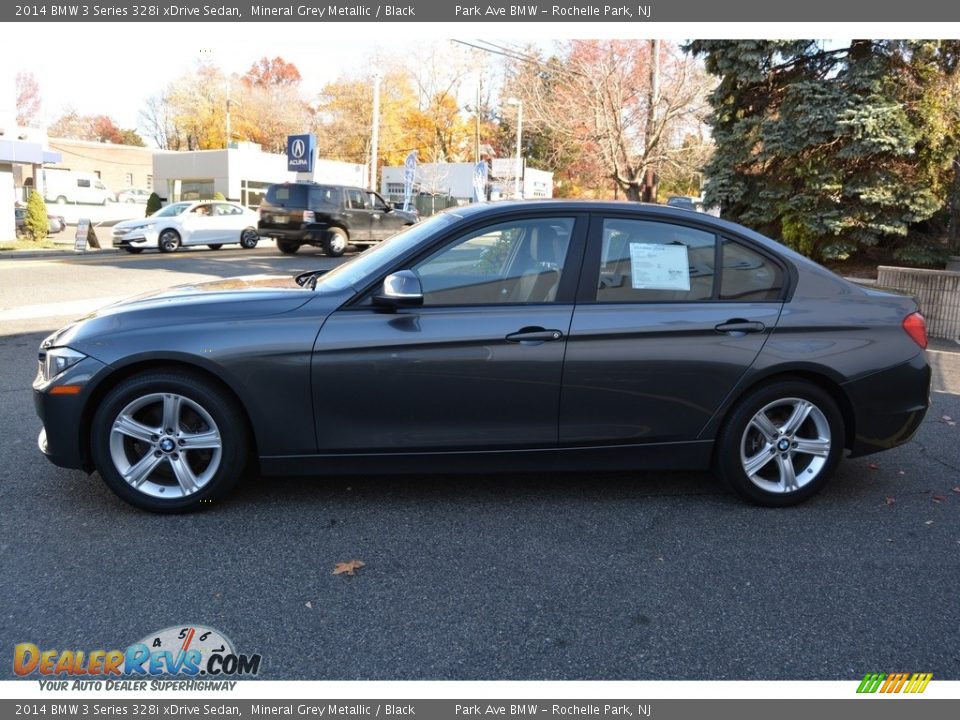 2014 BMW 3 Series 328i xDrive Sedan Mineral Grey Metallic / Black Photo #5