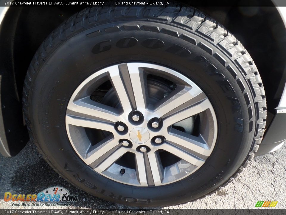 2017 Chevrolet Traverse LT AWD Summit White / Ebony Photo #11