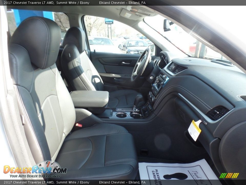 2017 Chevrolet Traverse LT AWD Summit White / Ebony Photo #23