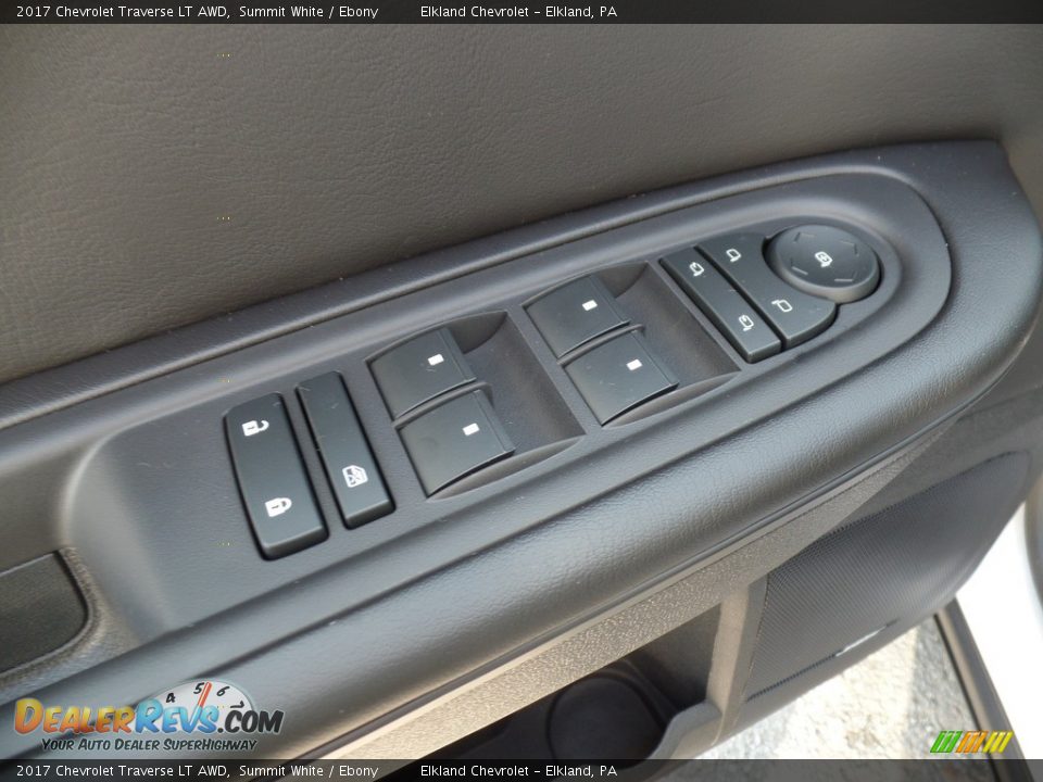 2017 Chevrolet Traverse LT AWD Summit White / Ebony Photo #27