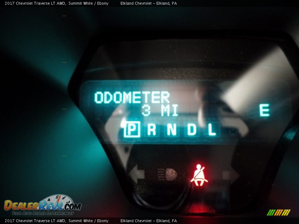 2017 Chevrolet Traverse LT AWD Summit White / Ebony Photo #31