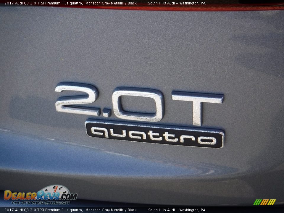 2017 Audi Q3 2.0 TFSI Premium Plus quattro Monsoon Gray Metallic / Black Photo #14