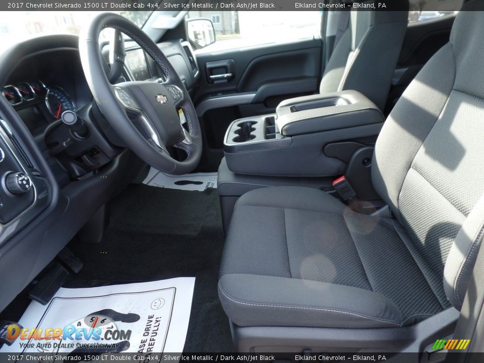 Front Seat of 2017 Chevrolet Silverado 1500 LT Double Cab 4x4 Photo #22
