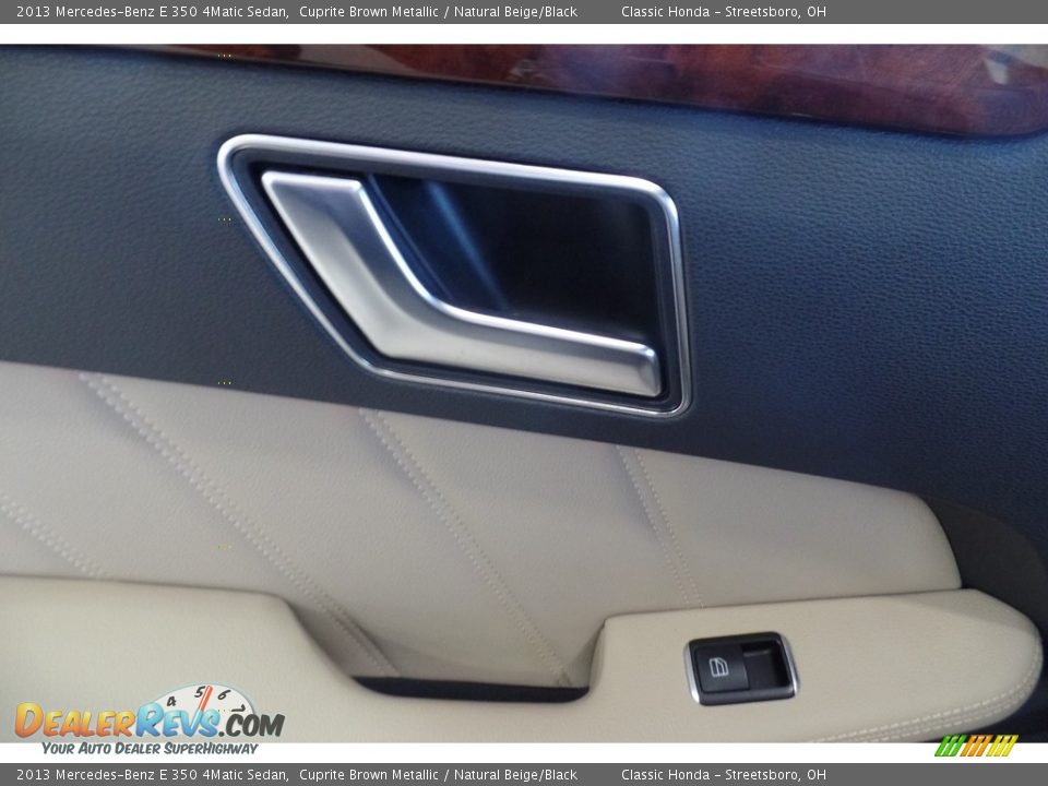 2013 Mercedes-Benz E 350 4Matic Sedan Cuprite Brown Metallic / Natural Beige/Black Photo #18