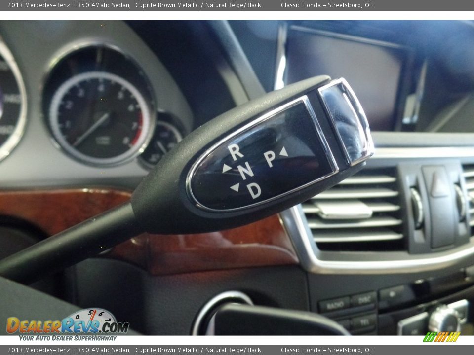 2013 Mercedes-Benz E 350 4Matic Sedan Cuprite Brown Metallic / Natural Beige/Black Photo #27
