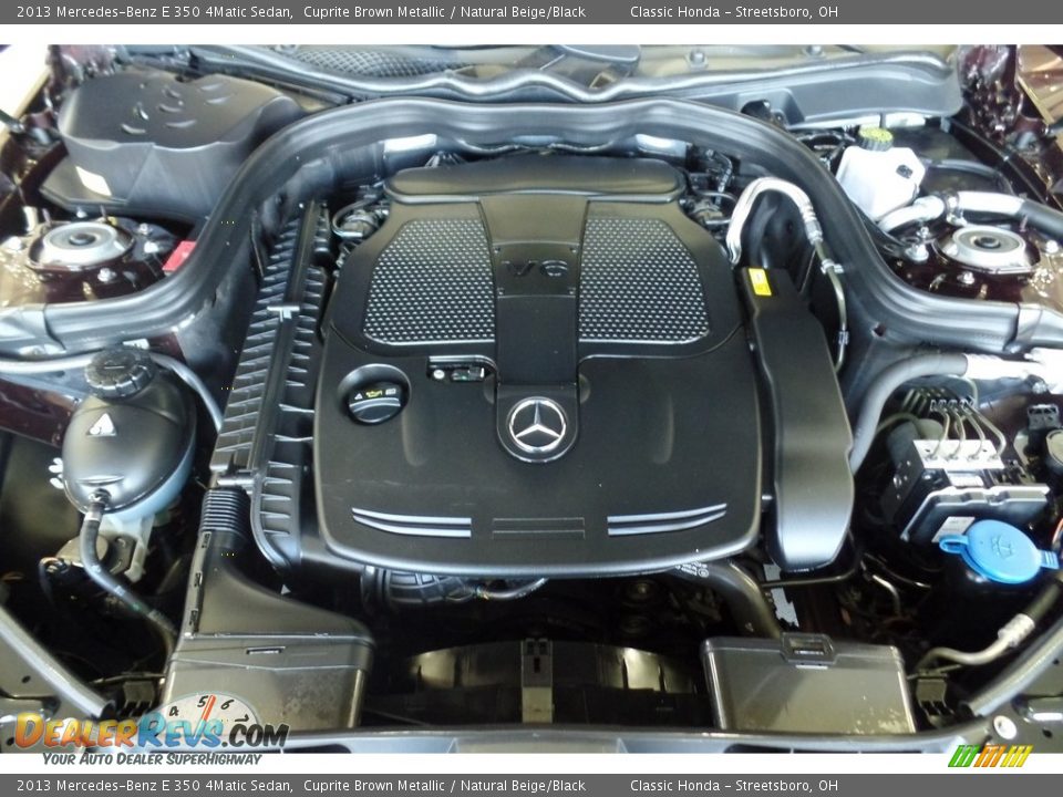 2013 Mercedes-Benz E 350 4Matic Sedan Cuprite Brown Metallic / Natural Beige/Black Photo #32