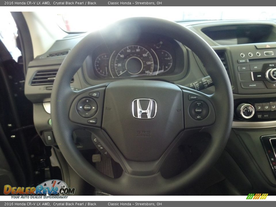 2016 Honda CR-V LX AWD Crystal Black Pearl / Black Photo #10