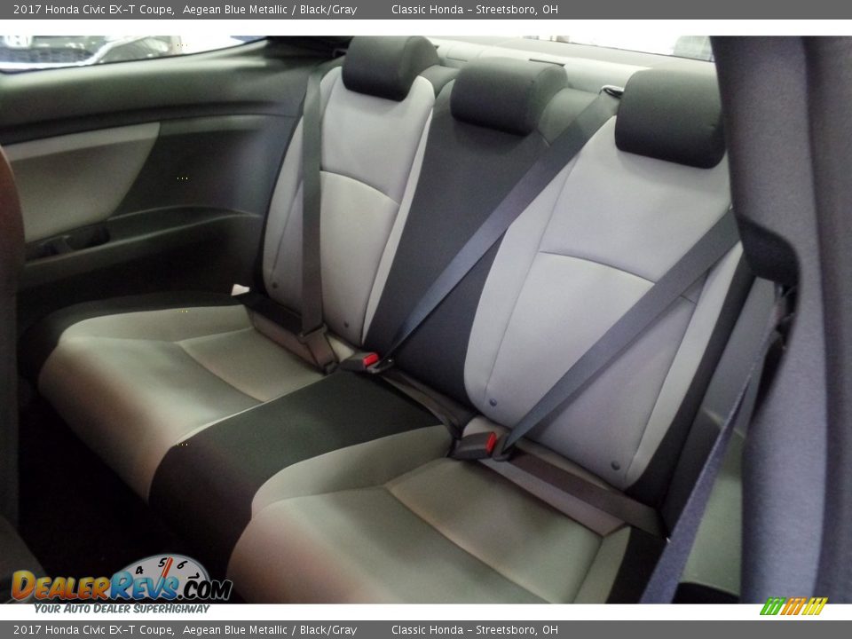 Rear Seat of 2017 Honda Civic EX-T Coupe Photo #7