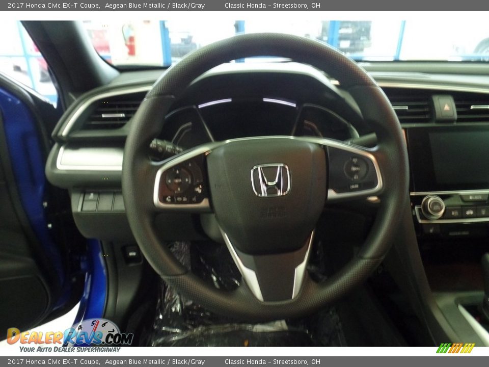 2017 Honda Civic EX-T Coupe Steering Wheel Photo #9