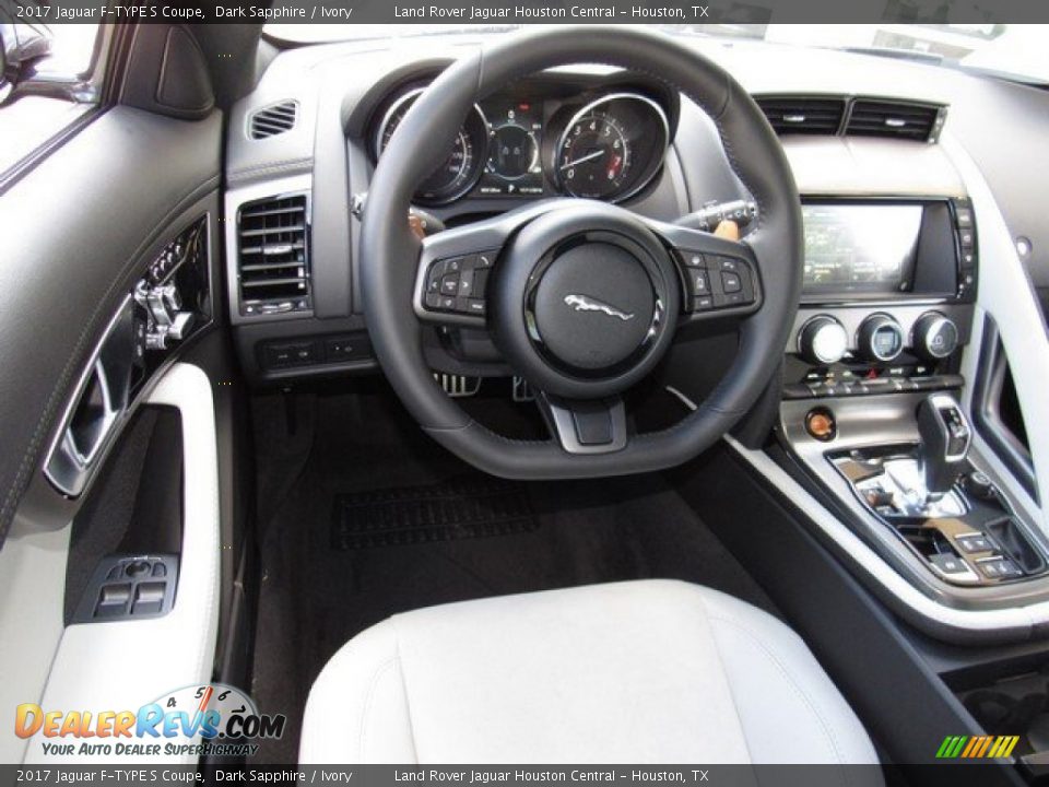 Dashboard of 2017 Jaguar F-TYPE S Coupe Photo #13