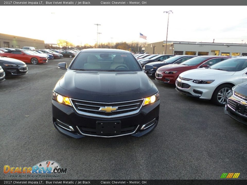 2017 Chevrolet Impala LT Blue Velvet Metallic / Jet Black Photo #2