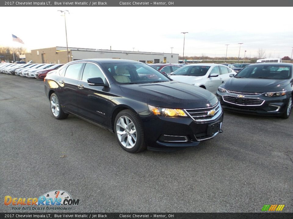 2017 Chevrolet Impala LT Blue Velvet Metallic / Jet Black Photo #3